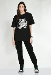 GEM Graphic Printed Oversized T-shirt By Knock Bourbon