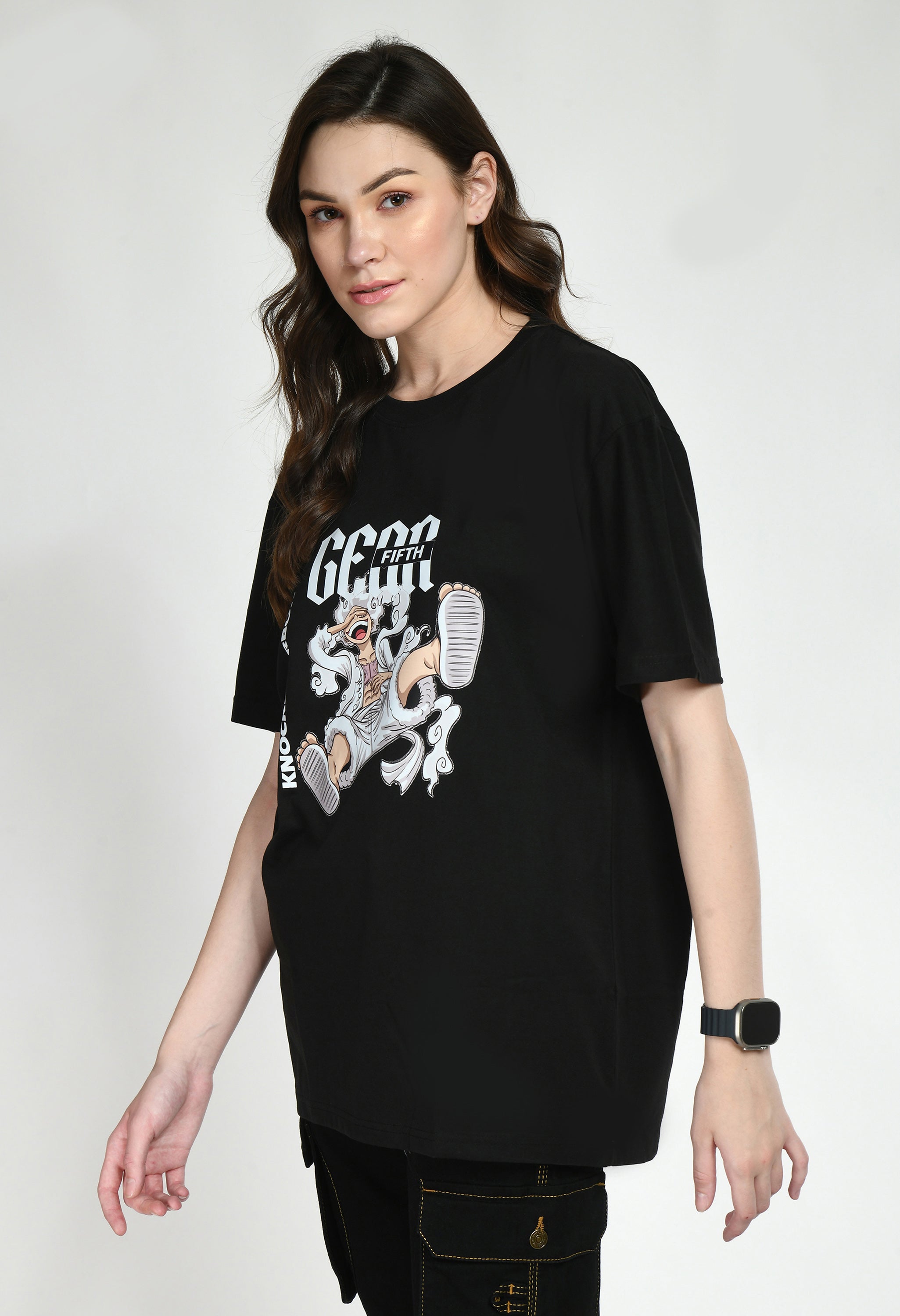 GEM Graphic Printed Oversized T-shirt By Knock Bourbon