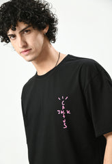 Jack Cactus Graphic Printed Oversized T-shirt By Knock Bourbon