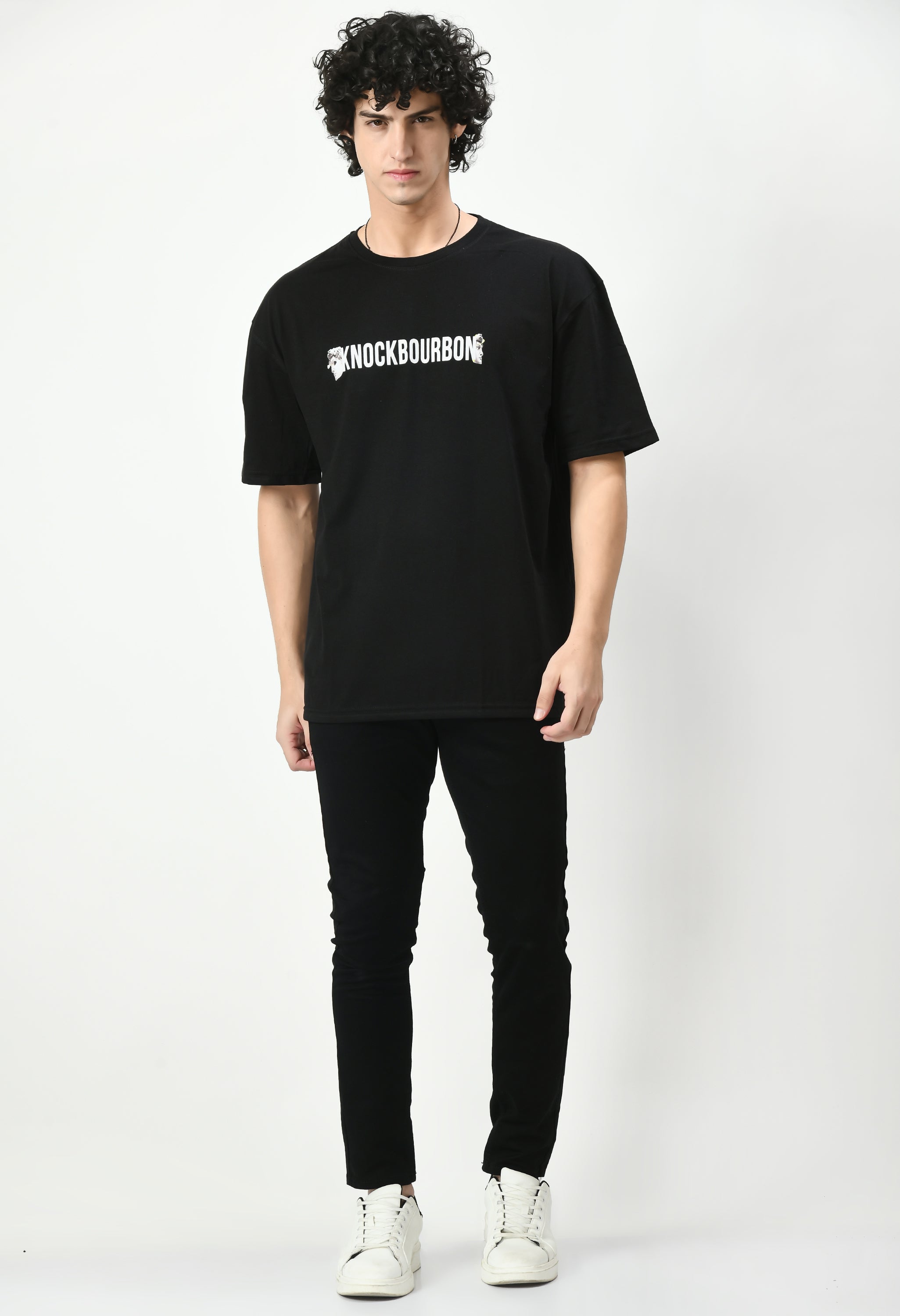 IMAGINE Graphic Printed Oversized T-shirt By Knock Bourbon